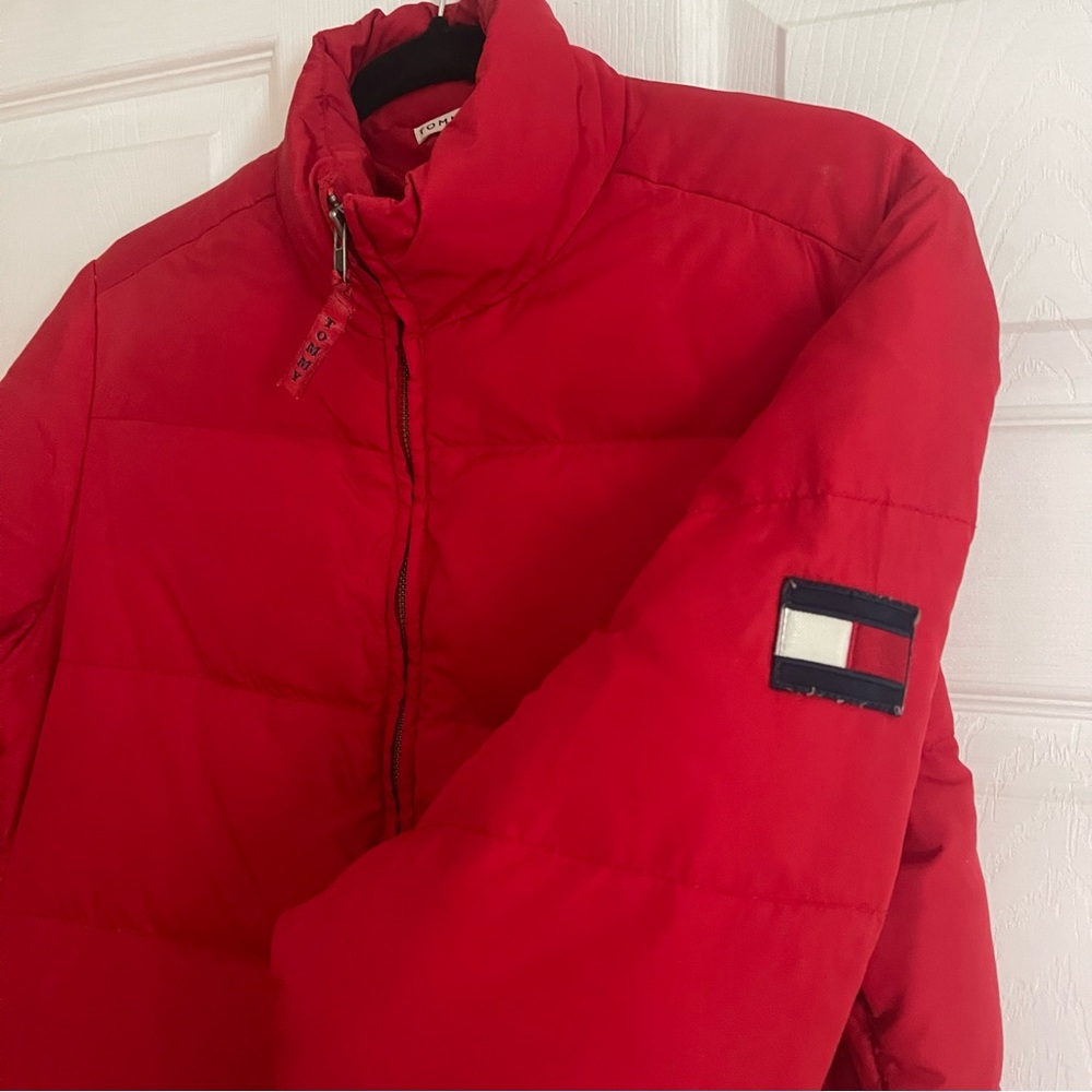 Tommy Hilfiger Winter Down Jacket Size M Red